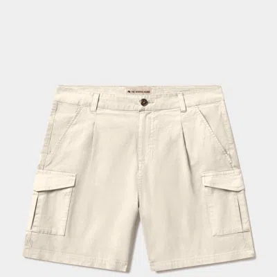 The Normal Brand James Canvas Cargo Short In Neutral