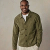 The Normal Brand James Canvas Overshirt In Green