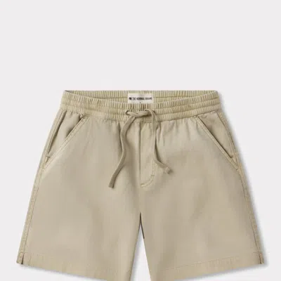 The Normal Brand Jimmy Canvas Short In Brown