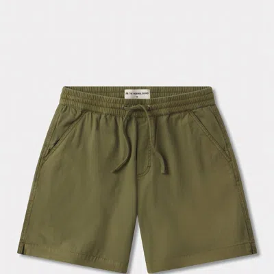 The Normal Brand Jimmy Canvas Short In Green