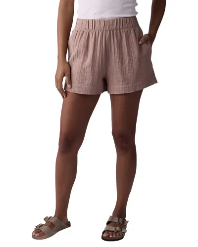 The Normal Brand Kalo Weekender Shorts In Purple