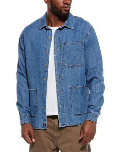 The Normal Brand Lightweight Denim Overshirt In Multi