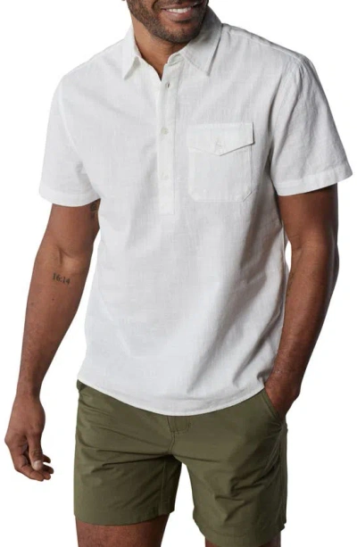 THE NORMAL BRAND LIVED IN SHORT SLEEVE COTTON POPOVER SHIRT