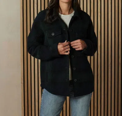 The Normal Brand Logan Ski Lodge Jacket In Blackwatch Plaid In Multi