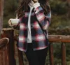 The Normal Brand Logan Ski Lodge Jacket In Red Plaid In Multi