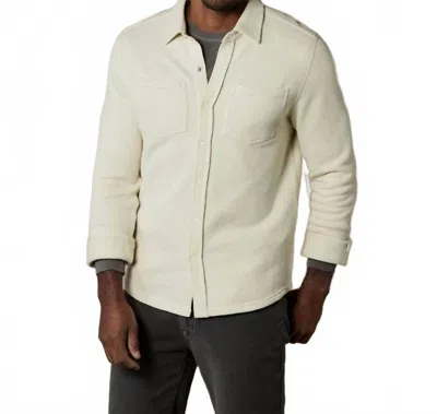 The Normal Brand Looped Terry Shirt In Ecru In White
