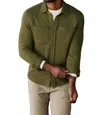 The Normal Brand Looped Terry Shirt In Oakmoss In Green