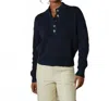 The Normal Brand Lynn Washed Popover Top In Indigo In Multi
