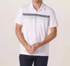 THE NORMAL BRAND MEN NORMAL SCRIPT PERFORMANCE POLO SHIRT IN MOSS
