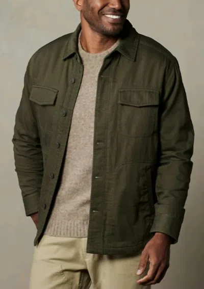The Normal Brand Military Cpo Jacket In Alpine In Green