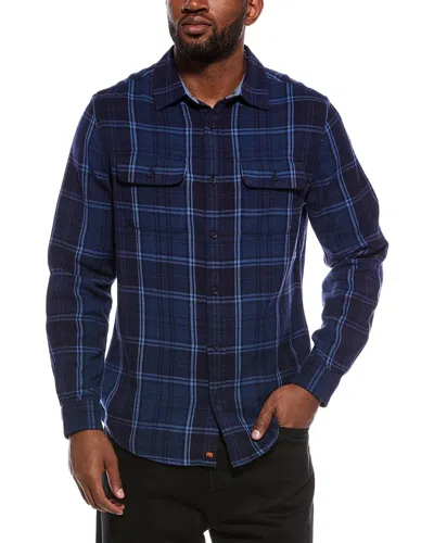 The Normal Brand Mountain Overshirt In Blue