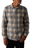The Normal Brand Mountain Regular Fit Flannel Button-up Shirt In Green