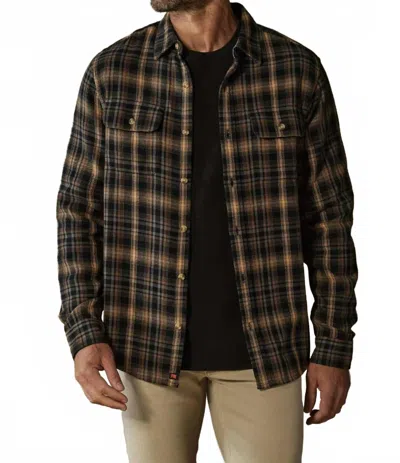 The Normal Brand Mountain Twill Overshirt In Woodland Plaid In Multi