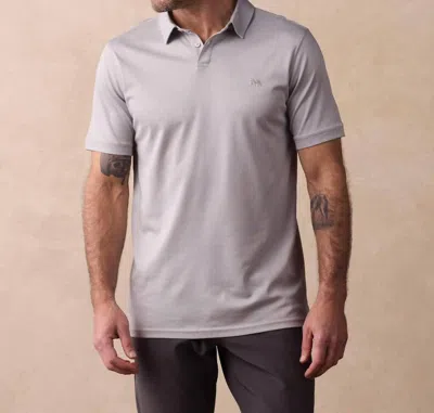 The Normal Brand Performance Pique Polo In Greystone In Gray