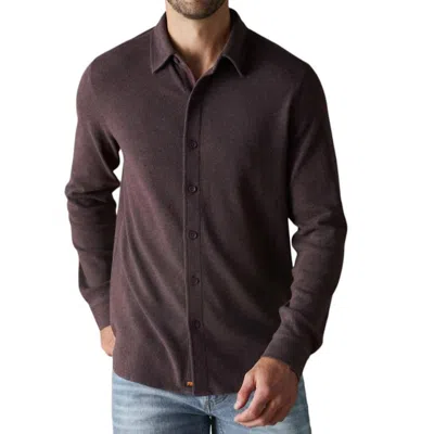 THE NORMAL BRAND PUREMESO ACID WASH BUTTON UP SHIRT