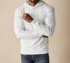 The Normal Brand Puremeso Essential Hoodie In Stone In White