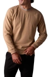 The Normal Brand Puremeso Everyday Crewneck Sweatshirt In Brown