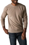 The Normal Brand Puremeso Everyday Crewneck Sweatshirt In Taupe