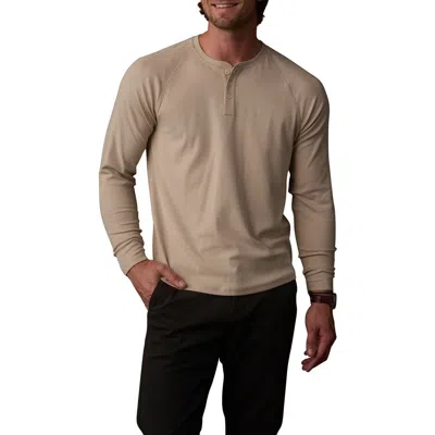 The Normal Brand Puremeso Everyday Henley In Neutral