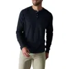 The Normal Brand Puremeso Everyday Henley Shirt In Navy In Blue
