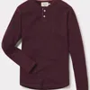 THE NORMAL BRAND PUREMESO TWO BUTTON HENLEY T-SHIRT