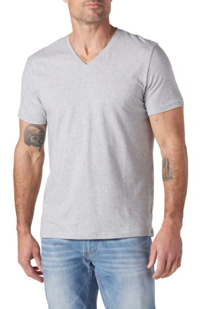The Normal Brand Puremeso V-neck T-shirt In Grey