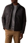 The Normal Brand Quilted Jacket With High Pile Fleece Lining In Multi