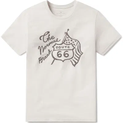 The Normal Brand Route 66 Graphic T-shirt In Neutral
