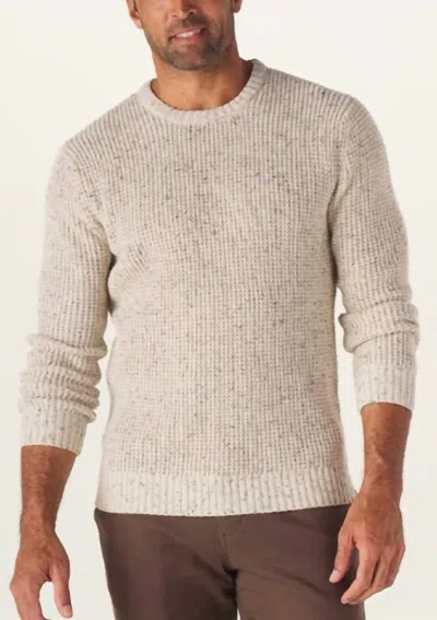 The Normal Brand Seawool Nep Crew Sweater In Cream In White