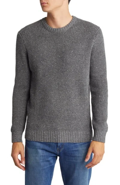 The Normal Brand Seawool Nep Crewneck Sweater In Grey
