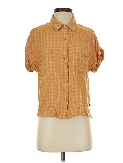 Pre-owned The Normal Brand Short Sleeve Blouse In Orange