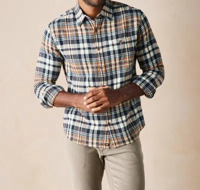 The Normal Brand Stephen Button Up Shirt In Cedar In Multi
