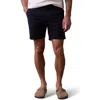 The Normal Brand Stretch Cotton Chino Shorts In Navy