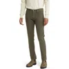 The Normal Brand Terry Five-pocket Tailored Fit Pants In Dusty Olive
