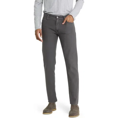 The Normal Brand Terry Five-pocket Tailored Fit Pants In Steel