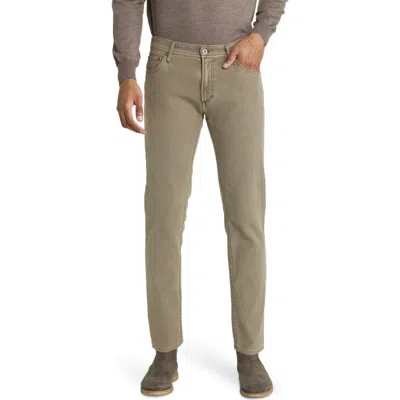 The Normal Brand Terry Five-pocket Tailored Fit Pants In Taupe