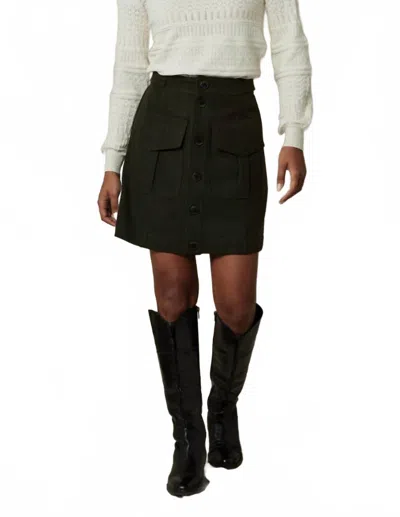 THE NORMAL BRAND UTILITY MINI SKIRT IN GREEN