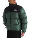 The North Face 11996 Retro Nuptse Expedition Down Puffer Jacket In Duck Green/tnf Black