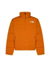 The North Face 1992 Nuptse Logo-embroidered Quilted Ripstop Recycled-down Jacket In Orange