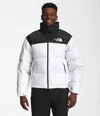 The North Face 1996 Retro Nuptse Quilted Two-tone Ripstop And Shell Down Jacket In White