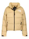 The North Face 1996 Nuptse Retro Jacket Coats Beige In Gold