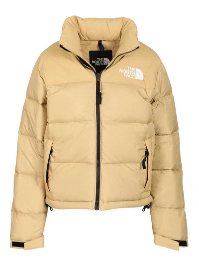 The North Face 1996 Nuptse Retro Jacket Coats Beige In Gold