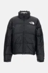 The North Face Ripstop Nylon Nuptse Cropped Down Jacket In Black
