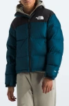 The North Face 1996 Retro Nuptse Jacket In Midnight Petrol/tnf Black