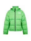The North Face 1996 Retro Nuptse Chlorophyll Green Down Jacket In Green