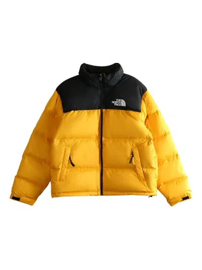 The North Face 1996 Retro Nuptse Colour-block Puffer Jacket In White