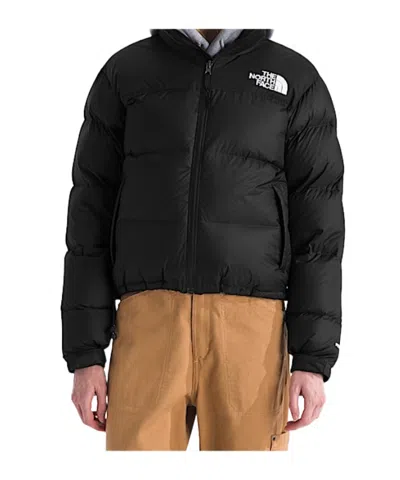 The North Face Ssense Exclusive Black 1996 Retro Shine Nuptse Down Jacket In 38s Tnf Black-shine