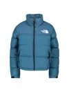 The North Face Relaxed Fit Jacket High Collar In Blue