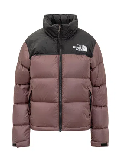 The North Face 1996 Retro Nuptse Down Jacket In Tawny Quartz Tnf Black
