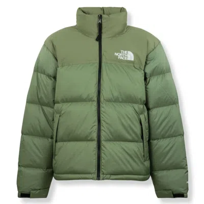The North Face Retro Nuptse 1996 Bark Mist Down Jacket In Green